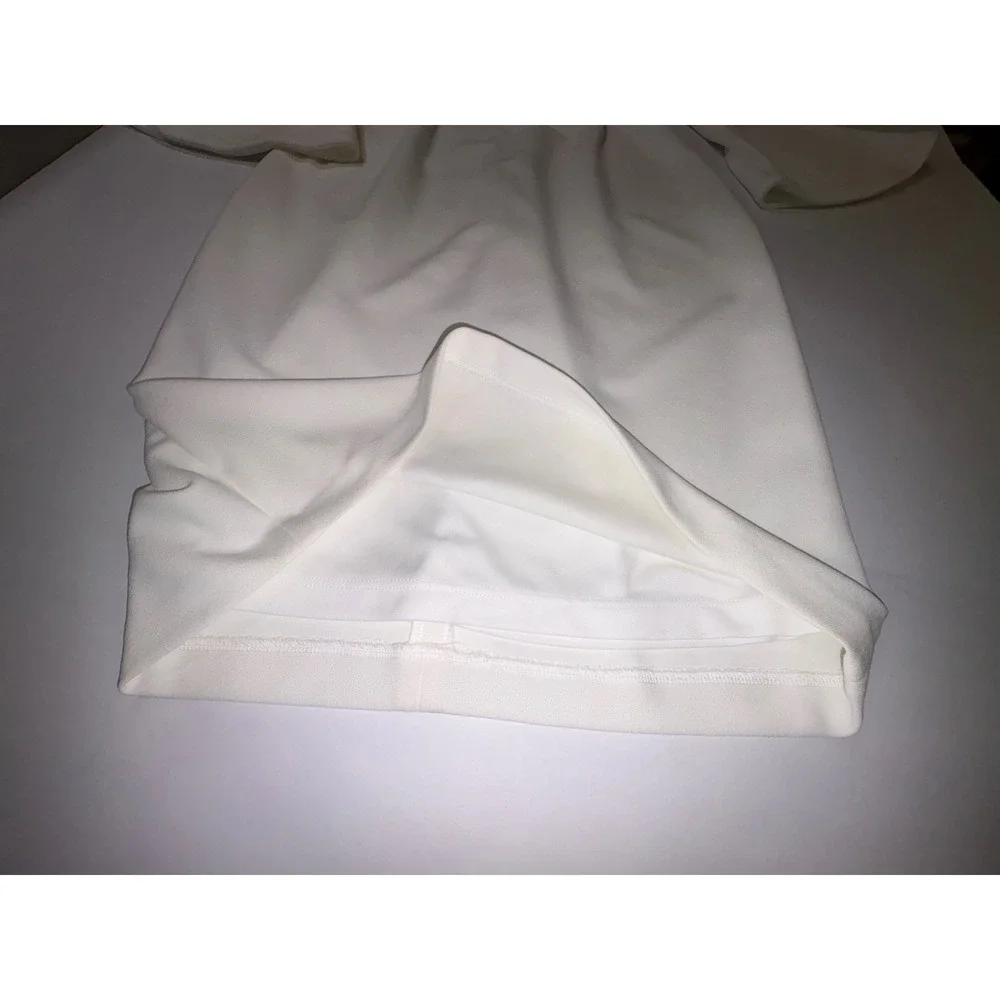 Calvin Klein White Bell Sleeve Sheath Dress‎ Size 6 - Picture 9 of 12